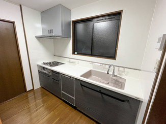 キッチンリフォーム フロントオープン食洗機がついた、便利なキッチン