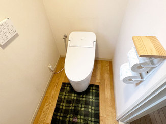 トイレリフォーム 来客時も快適に使ってもらえる、スッキリしたトイレ