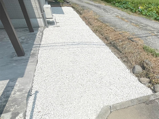 外構工事その他 見た目すっきりでお手入れも楽になったお庭